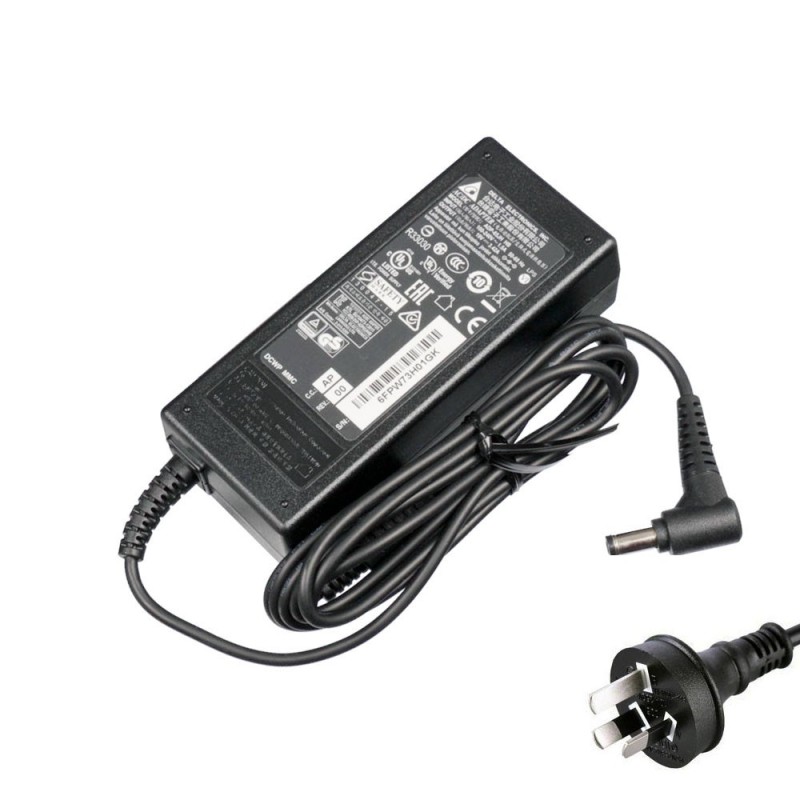 19V 3.42A 65W Medion 5.5mm 2.5mm AC Adapter Charger