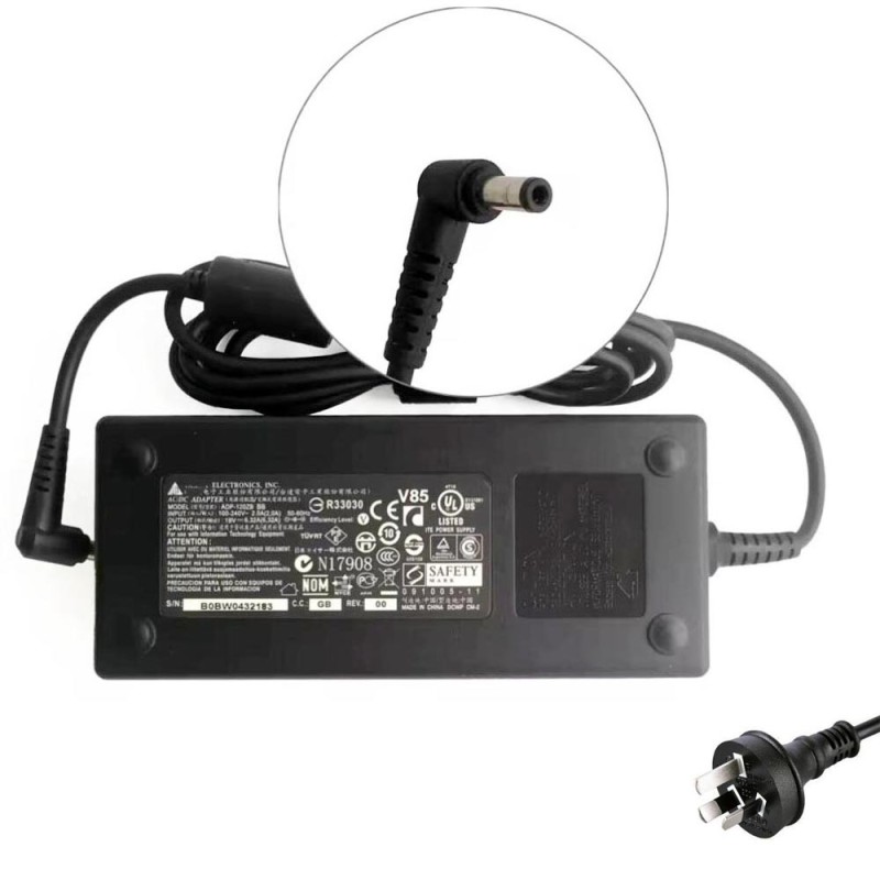 19V 6.32A 120W Fujitsu 5.5mm 2.5mm AC Adapter Charger