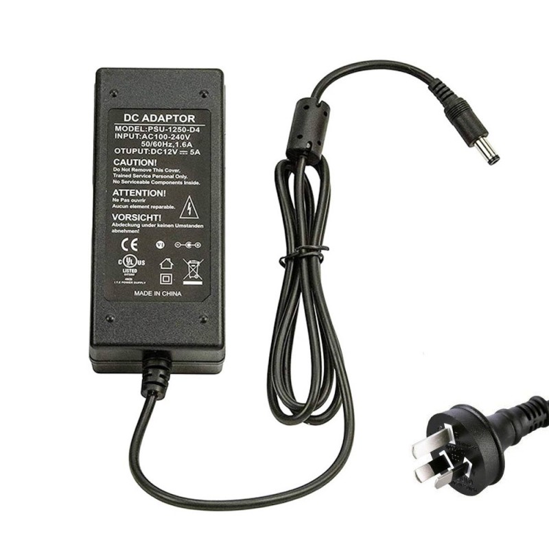 12V 5A 60W Delta 5.5mm 2.5mm AC Adapter Charger