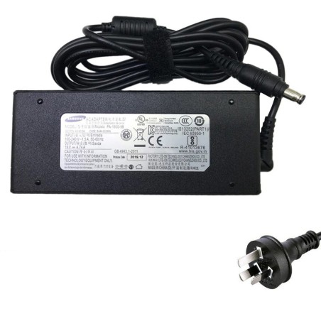 19V 4.74A 90W Samsung 5.5mm 3.3mm AC Adapter Charger