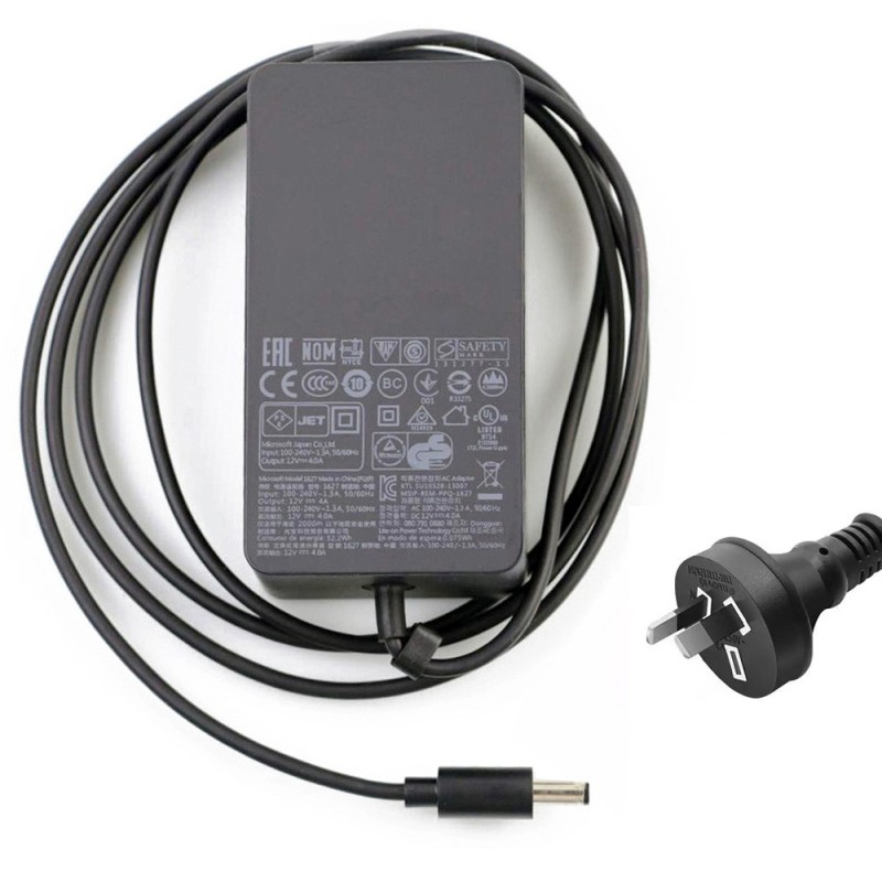 12V 4A 48W Microsoft 4.5mm 3.0mm AC Adapter Charger