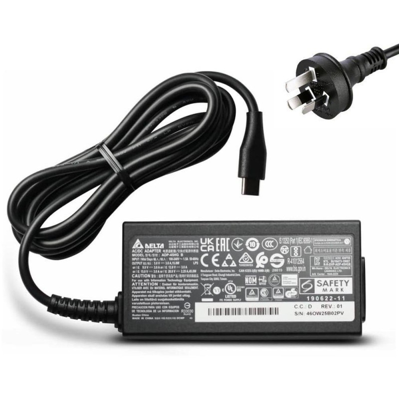 20V 2.25A 45W Microsoft（Delta）USB-C Adapter Charger