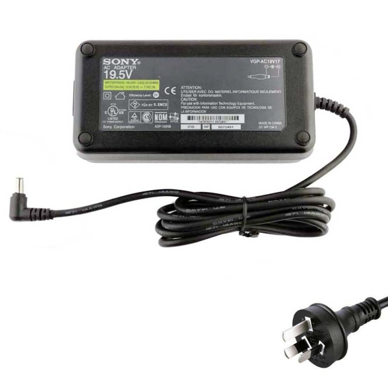 19.5V 7.7A 150W Sony 6.5mm 4.4mm AC Adapter Charger