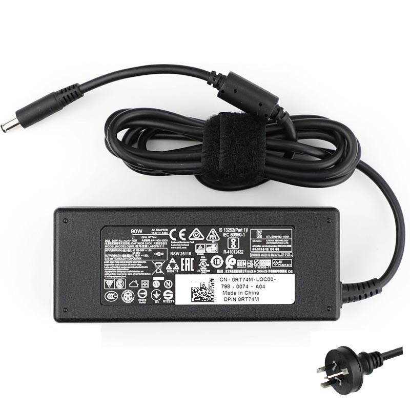 Replacement for 19.5V 4.62A 90W Dell 4.5mm 3.0mm AC Adapter Charger