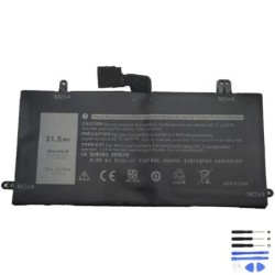 Replacement 31.5Wh Dell 1WND8 Battery