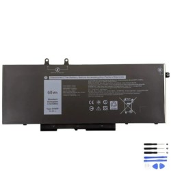 Replacement 68Wh Dell 3HWPP Battery