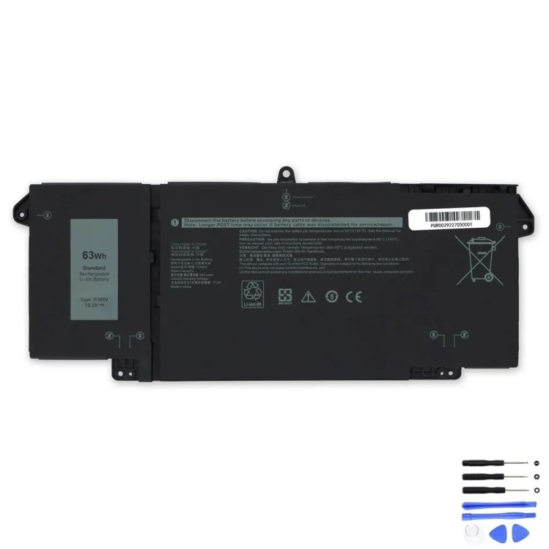 Replacement 63Wh Dell 7FMXV Battery