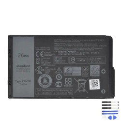 Replacement 26Wh Dell 7XNTR Battery