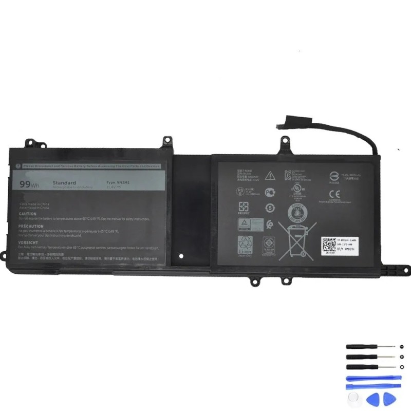 Replacement 99Wh Dell 9NJM1 Battery