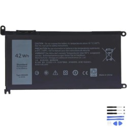 Replacement 42Wh Dell WDX0R Battery