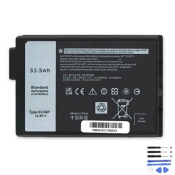 Replacement 53.5Wh Dell XVJNP Battery