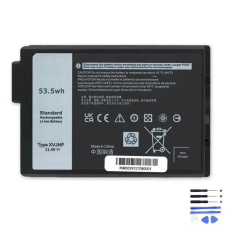 Replacement 53.5Wh Dell XVJNP Battery