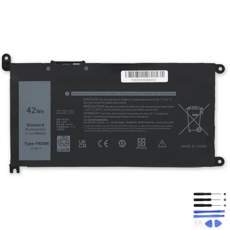 Replacement 42Wh Dell YRDD6 Battery