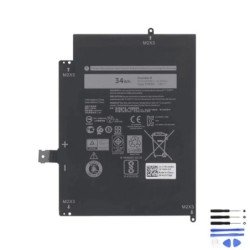 Replacement 34Wh Dell YX0XH Battery