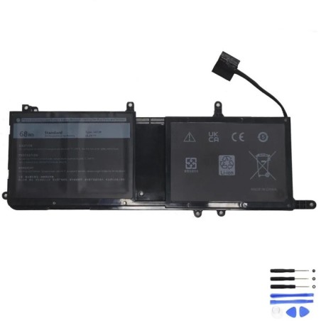 Replacement 68Wh Dell 44T2R Battery