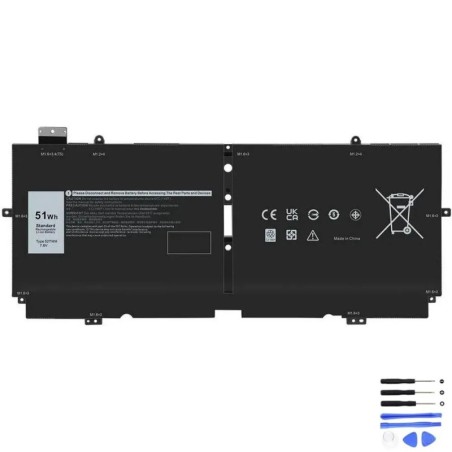 Replacement 51Wh Dell 52TWH Battery