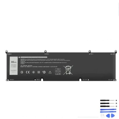 Replacement 86Wh Dell 69KF2 Battery