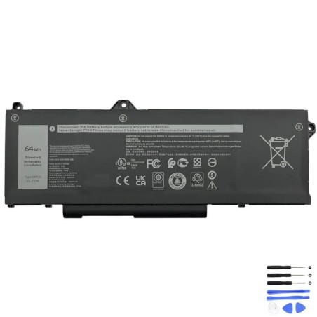 Replacement 64Wh Dell GRT01 Battery