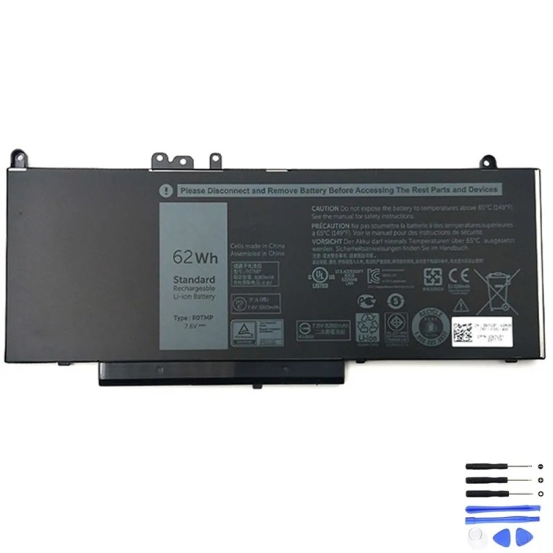 Replacement 62Wh Dell R0TMP Battery