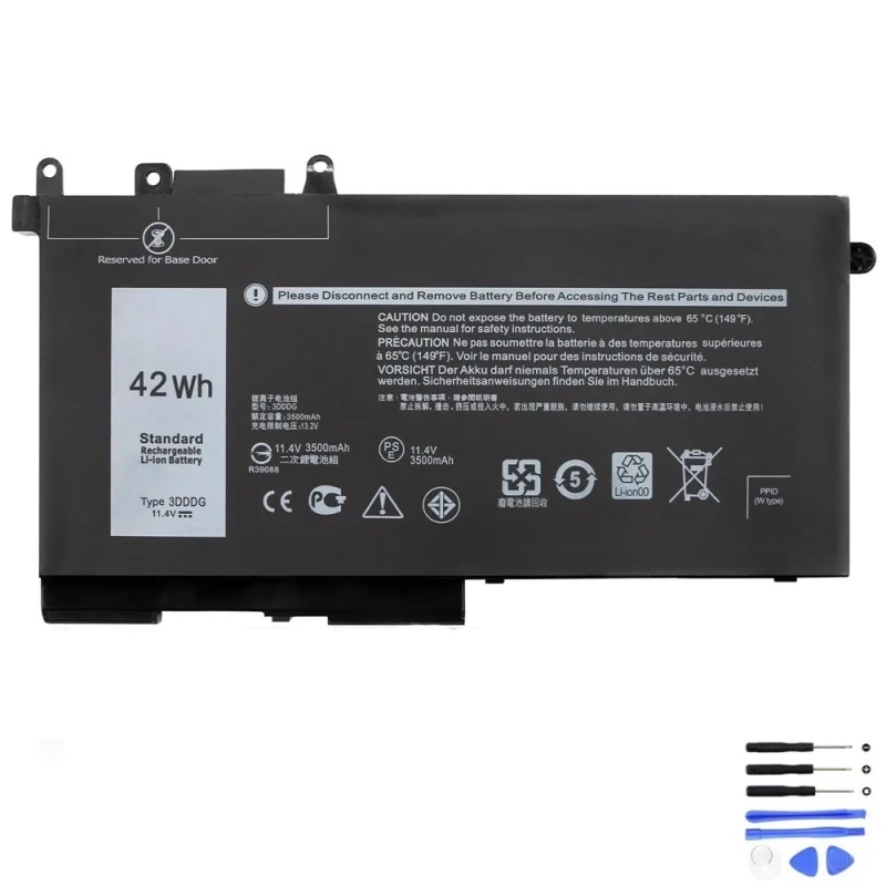 Replacement 42Wh Dell 3DDDG Battery