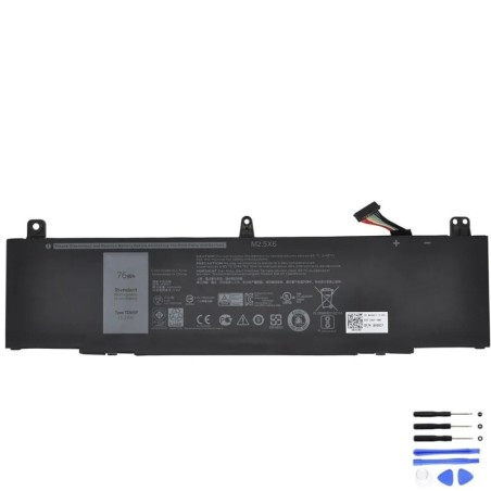 Replacement 76Wh Dell TDW5P Battery