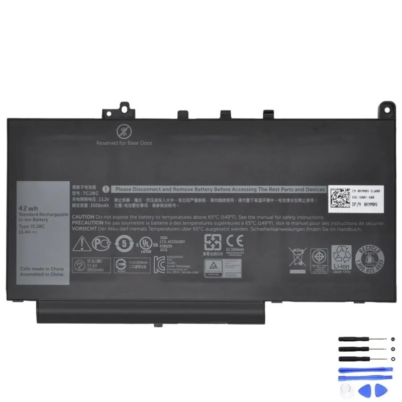 Replacement 42Wh Dell 7CJRC Battery