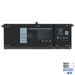 Replacement 53Wh Dell H5CKD Battery