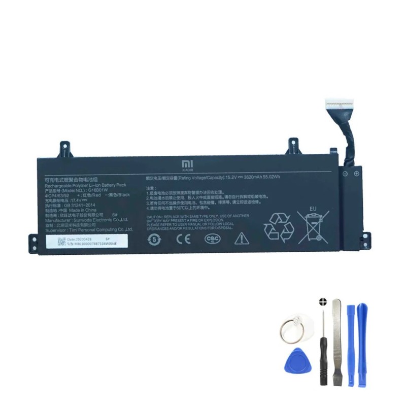 55.02Wh Xiaomi G16B01W Battery