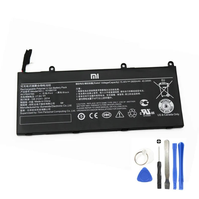 40Wh Xiaomi N15B01W Battery