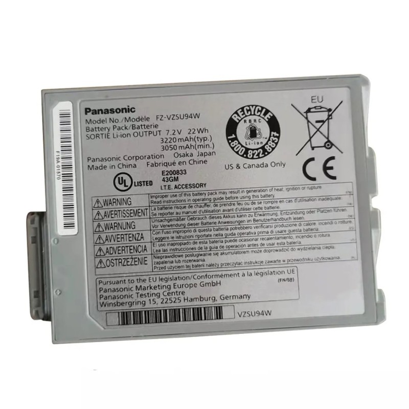 22Wh Panasonic FZ-VZSU95W Battery