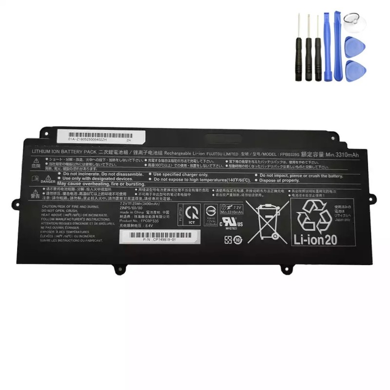25Wh Fujitsu FPB0339S Battery