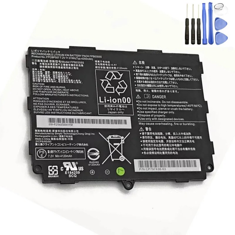 31Wh Fujitsu FPB0345S Battery