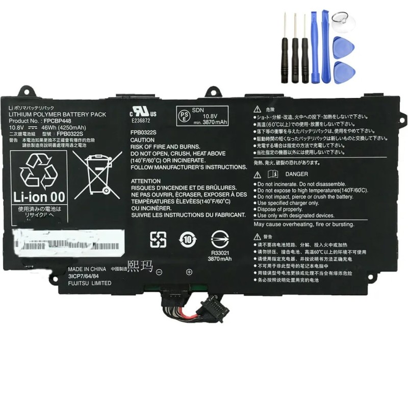 46Wh Fujitsu FPCBP448 Battery