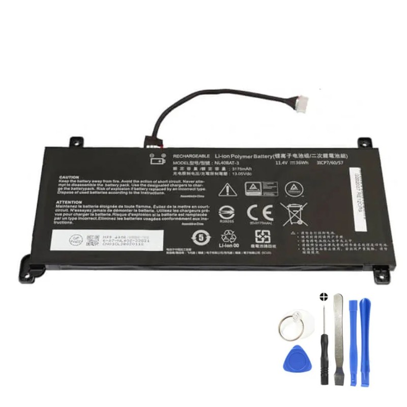 36Wh Clevo NL40BAT-3 Battery