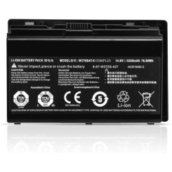 76.96Wh Clevo W370BAT-8 Battery