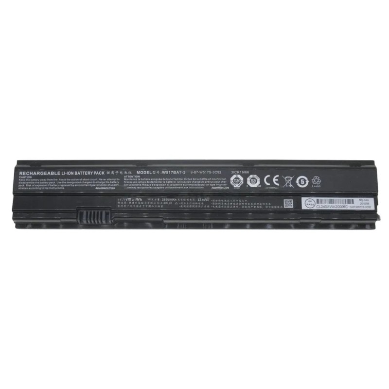 31Wh Clevo-W517BAT-3 Battery