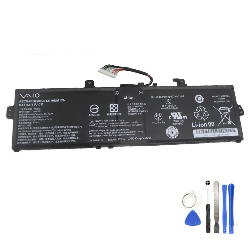 51Wh Sony VJ8BPS61 Battery