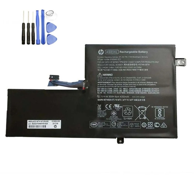 44.95Wh HP AS03XL Battery