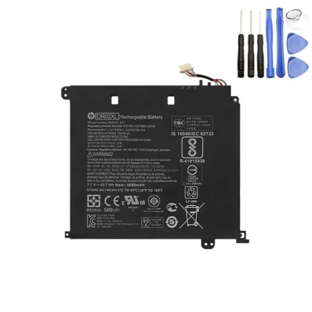 43.7Wh HP DR02XL Battery