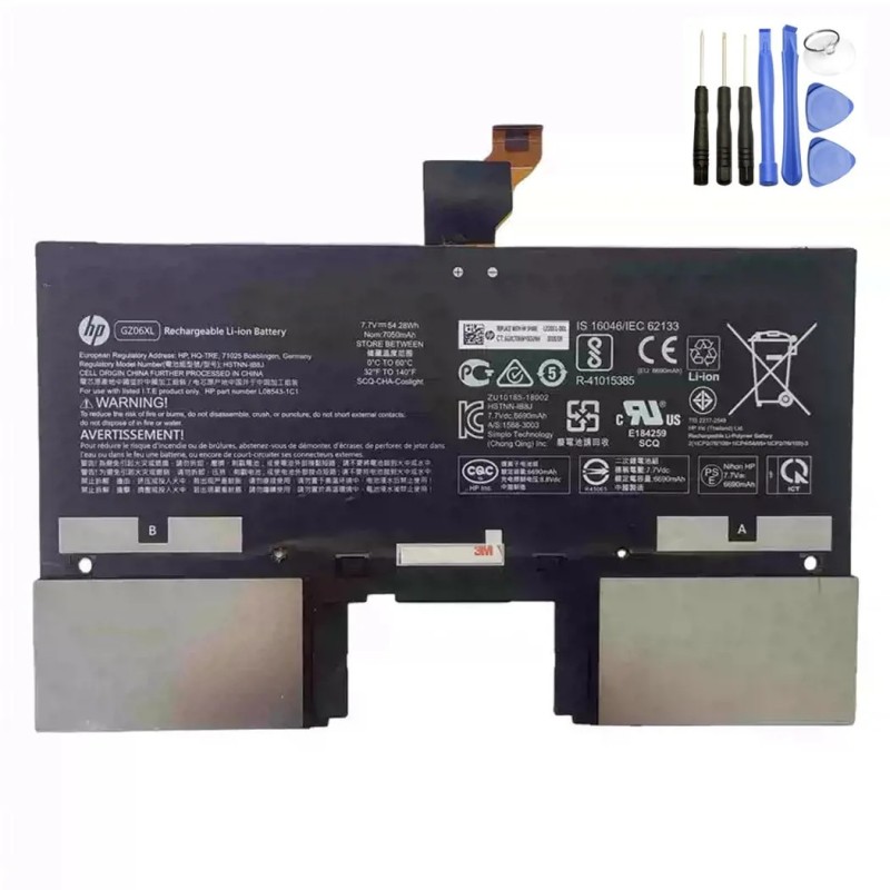 54.28Wh HP GZ06XL Battery