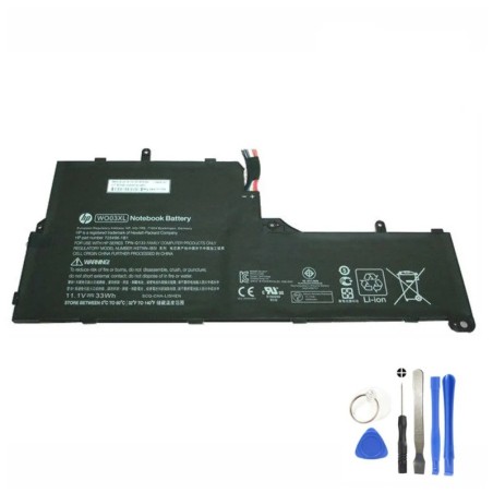 33Wh HP WO03XL Battery