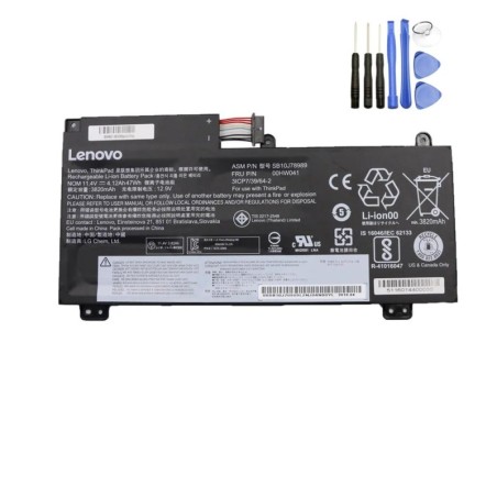 47Wh Lenovo 00HW041 Battery