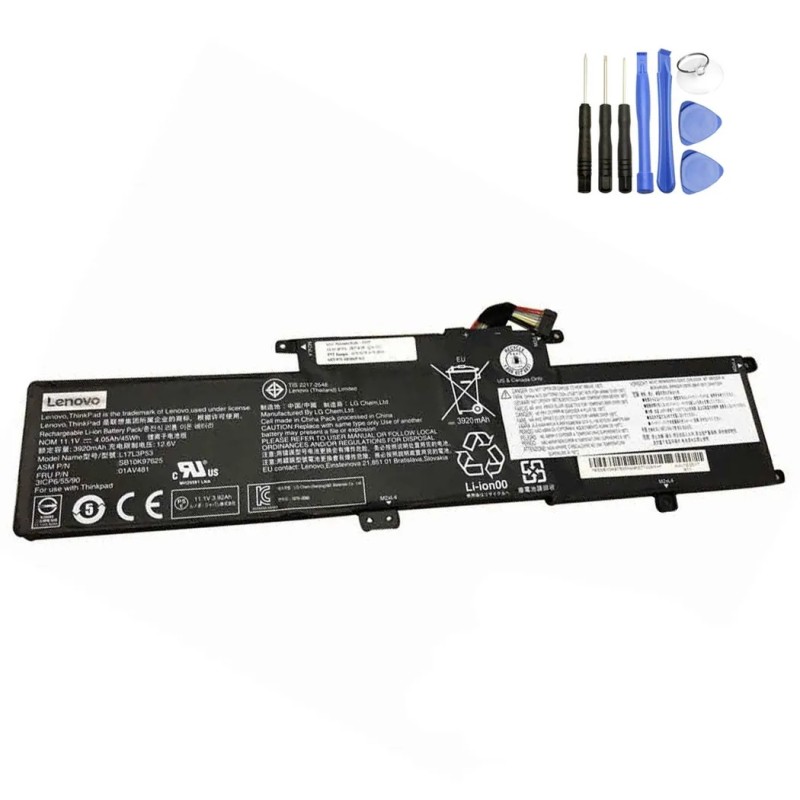 45Wh Lenovo L17L3P53 Battery