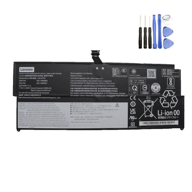 42Wh Lenovo L19C4PG3 Battery