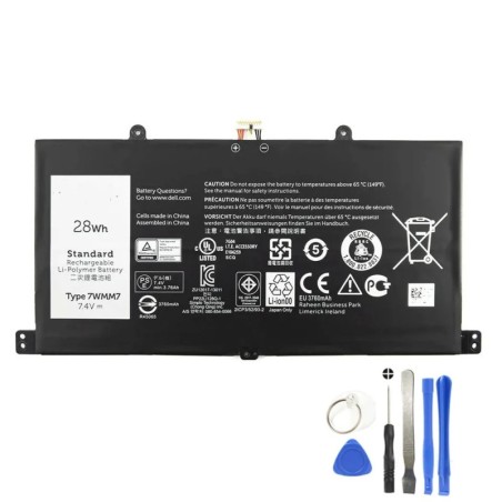 Replacement 28Wh Dell 7WMM7 keyboard Battery