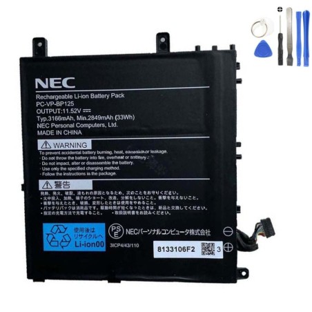 33Wh NEC PC-VP-BP125 Battery
