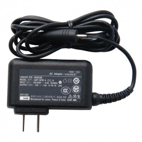 18W Lenovo 36200386 36200385 AC Adapter Charger power supply cord wall charger
