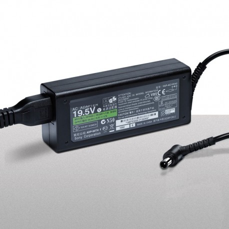65W Sony Vaio SVF14N25CXB SVF14N290X AC Adapter Charger power supply cord wall charger